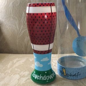 Top Shelf Pilsner “Touchdown” Football Glass